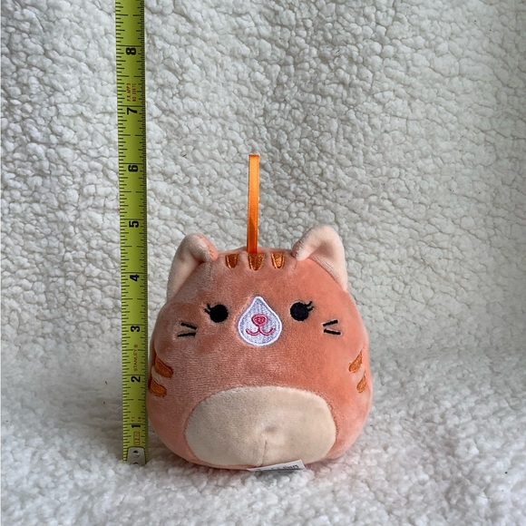 Kellytoy Squishmallow 5 inch Plush Striped Orange Kitten Cat Stuffed Animal Toy - Picture 6 of 6